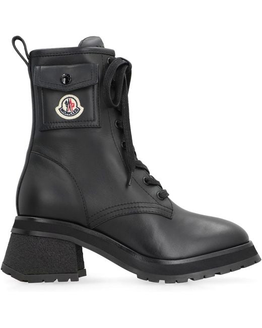 Moncler Black Solid Gigi Boots