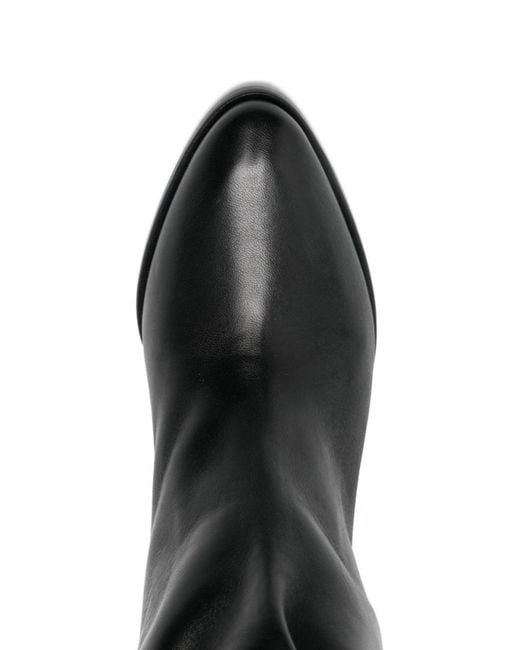 Isabel Marant Black Solid Leather Boots