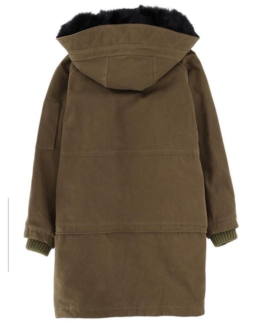 Dolce & Gabbana Green Solid Hood Jacket