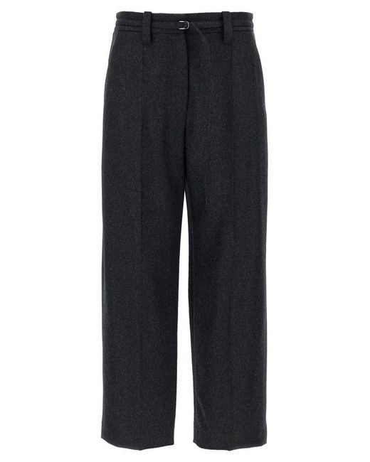 Brunello Cucinelli Blue 'Straight Crop' Pants