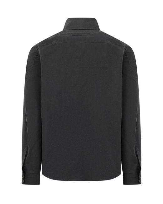 Zegna Black Regular Solid Shirt for men