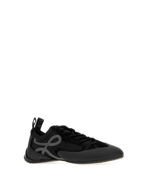 Loewe Black Logo Grip Sneakers for men