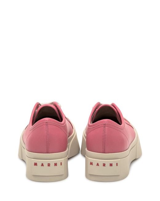 Marni Pink Solid Pablo Sneakers