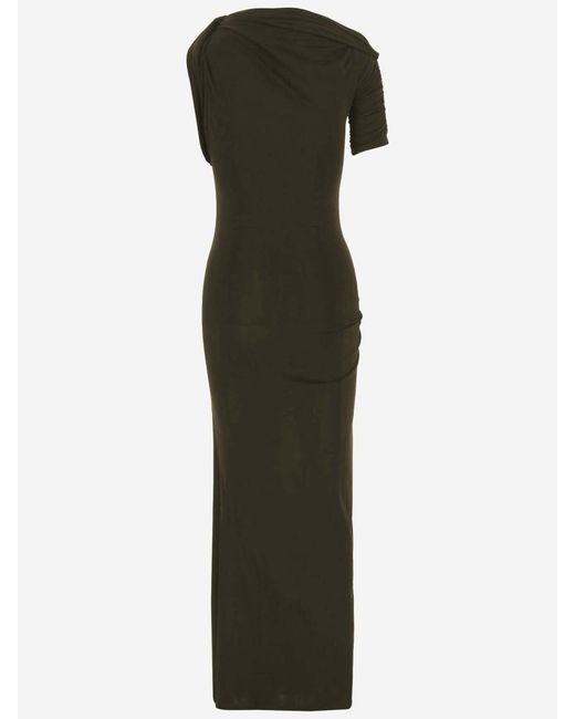 Jacquemus Women's Green La Robe Drapeado Dress - www.desnorhaar.be