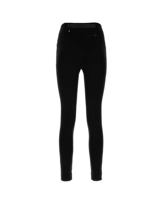 Moncler Black High-Waisted Performance Stretch Leggings