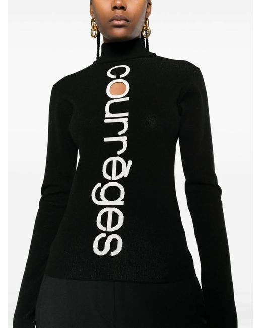Courreges Black Sweaters