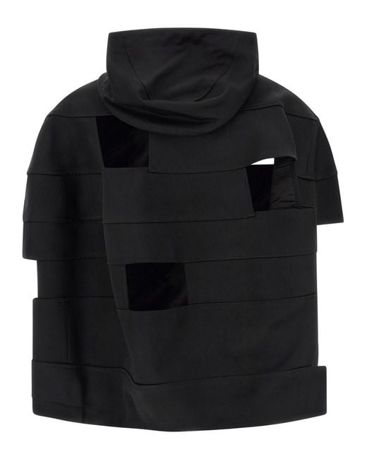 Comme des Garçons Black Solid Hood Jacket for men