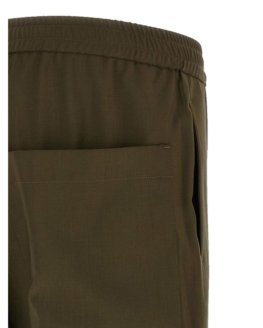 Barena Green Bativoga Pants for men