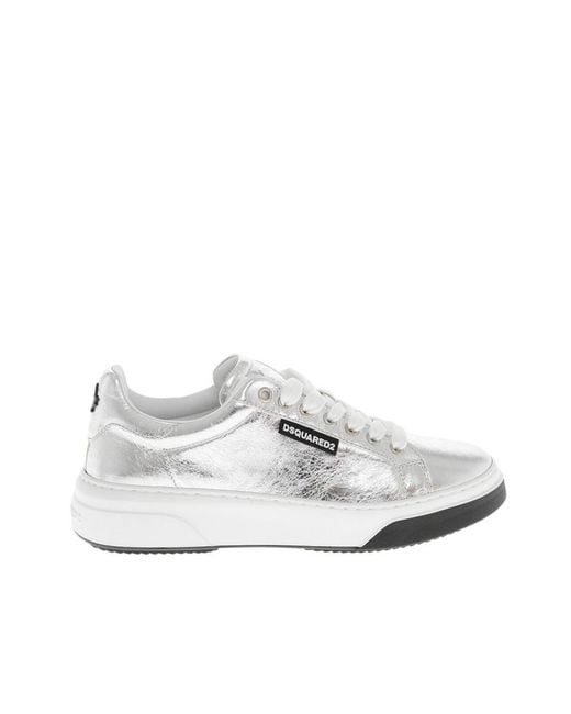 DSquared² White Logo Sneakers