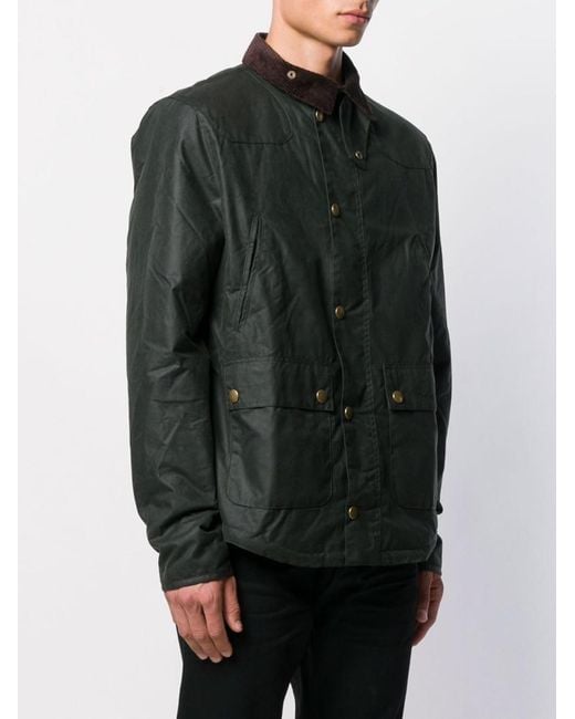 Barbour Black Reelin Solid Jacket for men