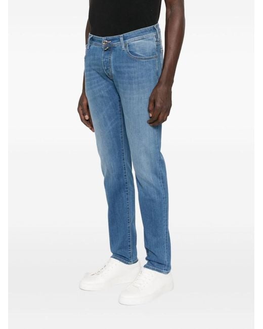 Jacob Cohen Blue Slim Fit Denim Jeans for men