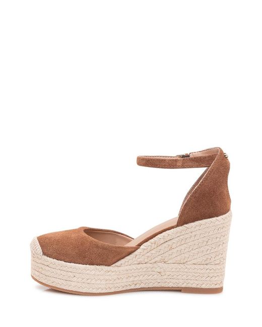 Boss Pink Ankle-Strap Wedges
