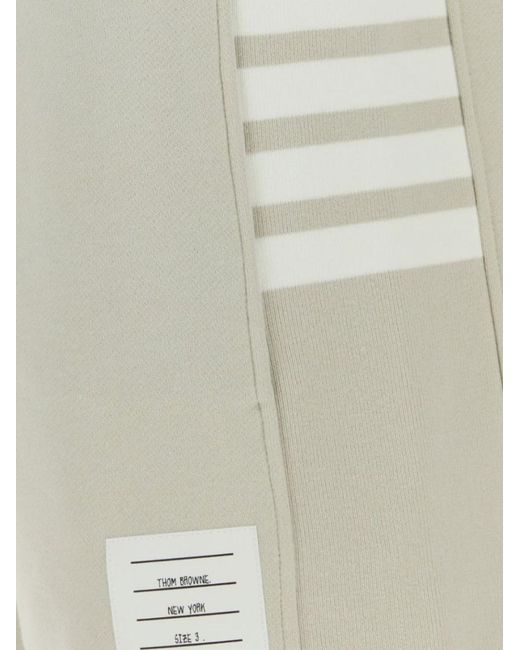 Thom Browne Gray Solid Shorts for men