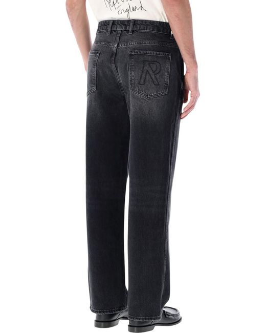 Represent Blue Mid Rise Jeans for men