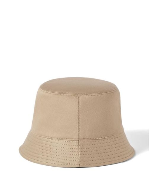 Brunello Cucinelli Natural Solid Bucket Hat