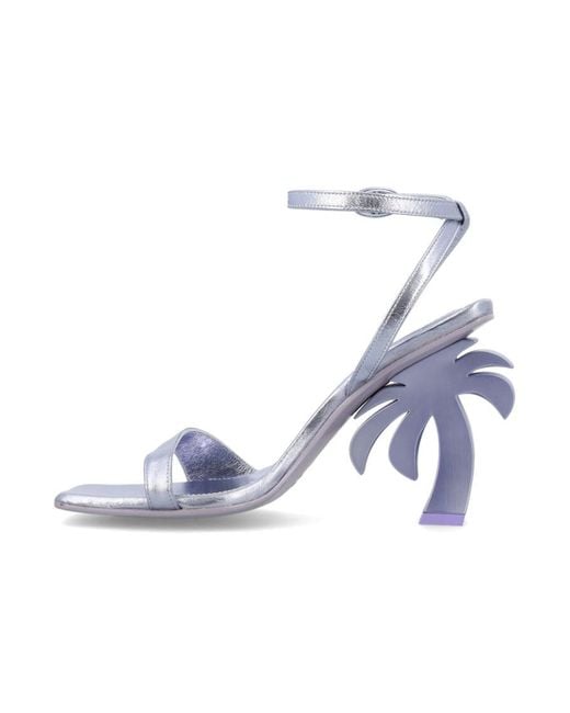 Palm Angels White Solid Heels