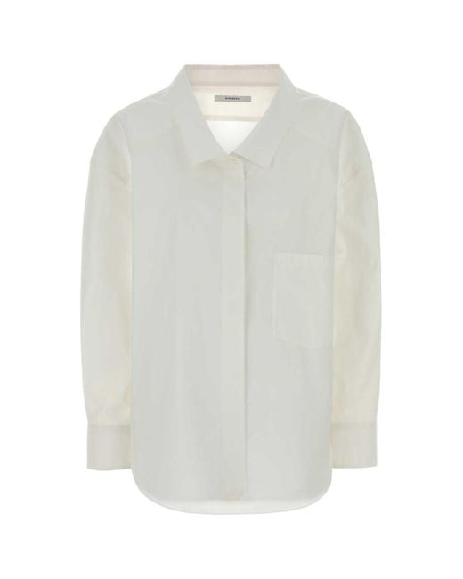 Givenchy White Regular Solid Shirt
