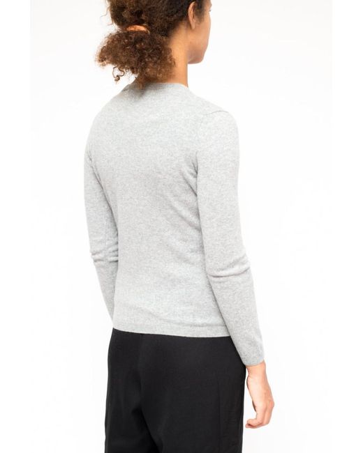 LA ROSE White Cashmere Cardigan