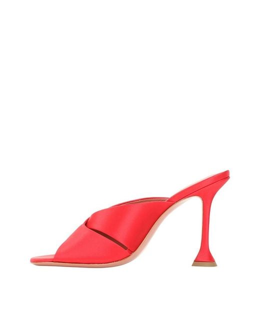 AMINA MUADDI Red Solid Sandals