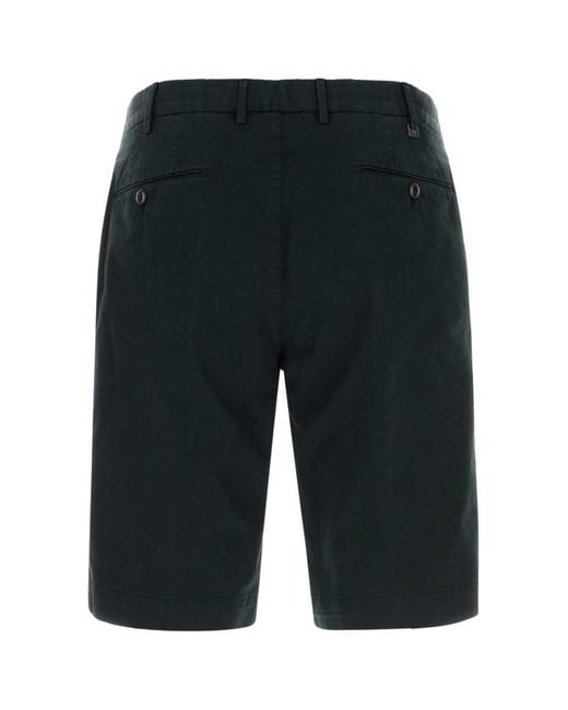 PT Torino Black Solid Shorts for men