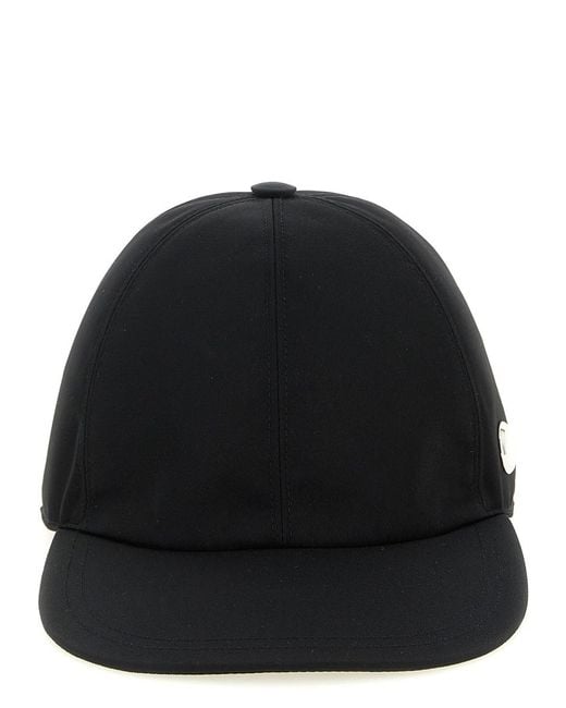 Stella McCartney Black Logo Baseball Hat