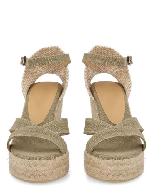 Castaner Natural Solid Bruna Wedges