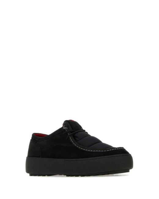 Moon Boot Black Low Top Sneakers for men