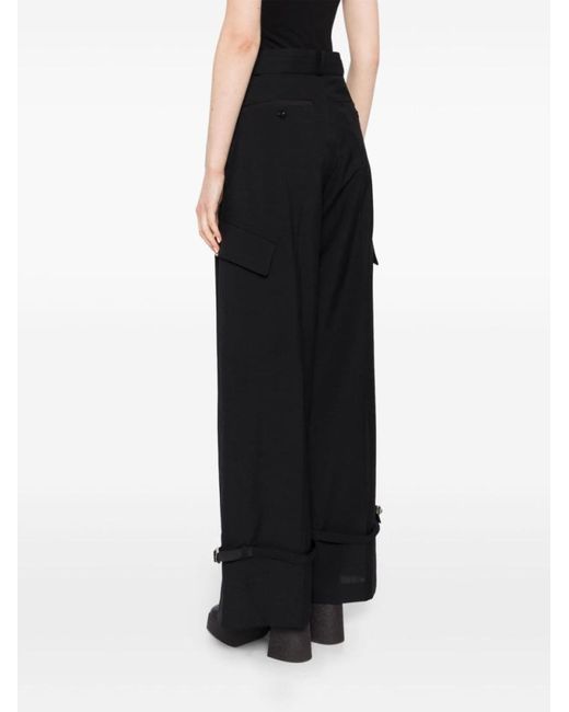 Sacai Black Cargo Trousers