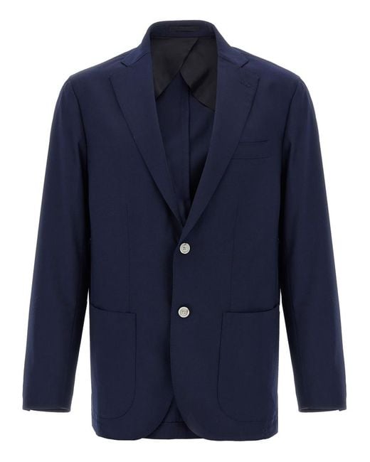 Barba Napoli Blue Jim2 Blazer for men