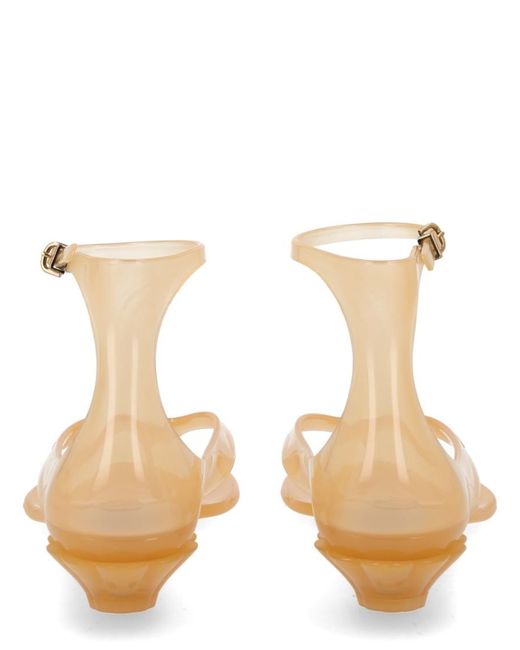 Chloé Natural Solid Jelly Sandals