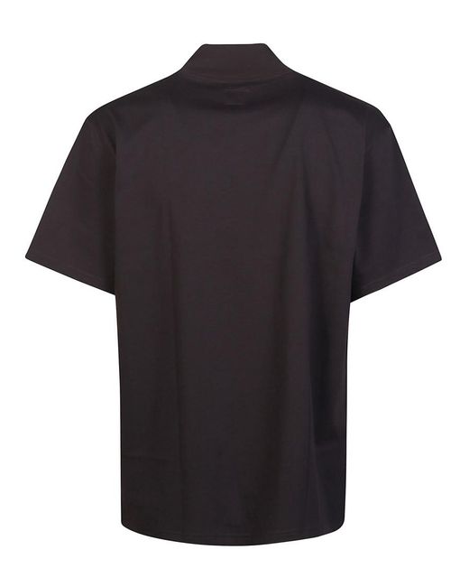 Needles Black High-Neck T-Shirt for men