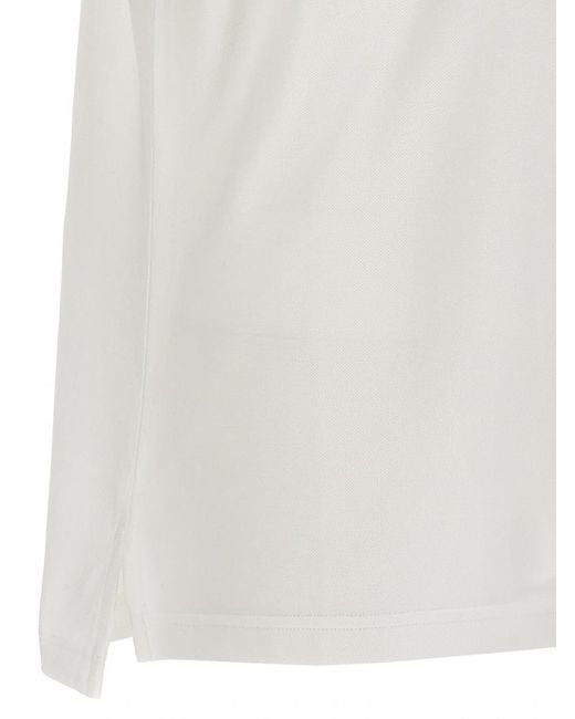 Etro White Logo Polo Shirt for men