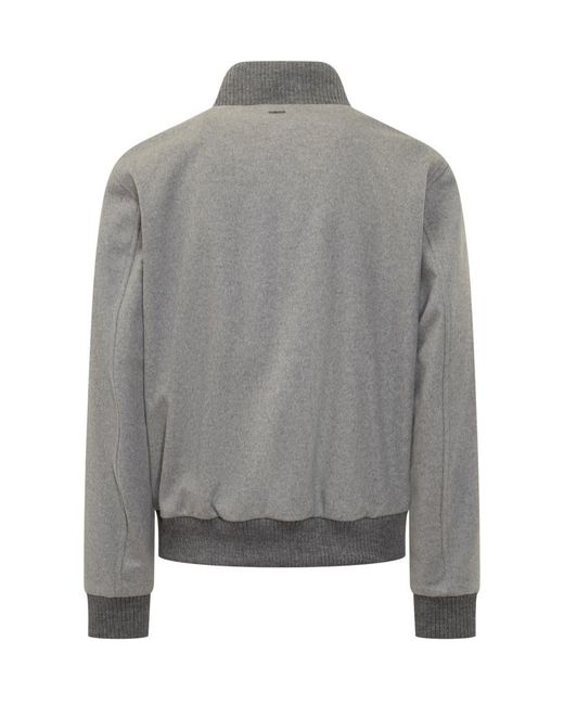 Boss Gray Solid Jacket for men