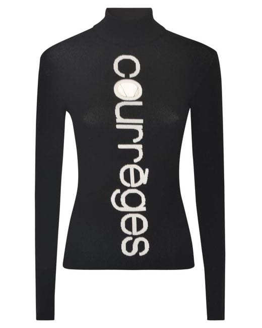 Courreges Black Sweaters