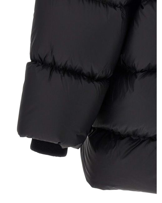 Rick Owens Black 'Turtle' Down Jacket for men