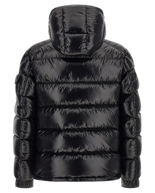 Moncler Black Quilted Down Jacket for men
