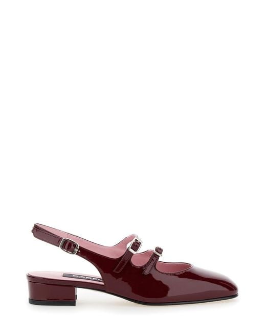 CAREL PARIS Brown Leather Pumps