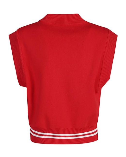Autry Red Logo Vest