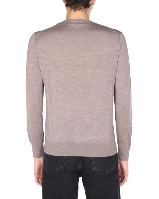 Ballantyne Purple Solid Sweater for men