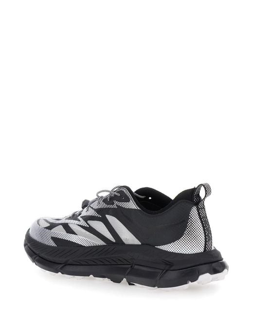 Hoka One One White Drawstring Sneakers for men