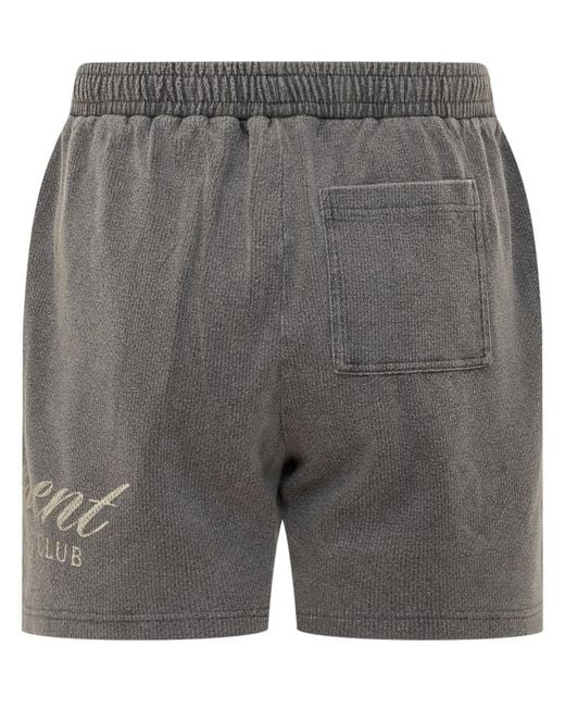 Represent Gray Logo Shorts for men