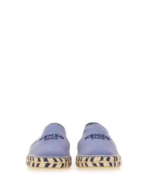 KENZO Blue Logo Espadrilles for men