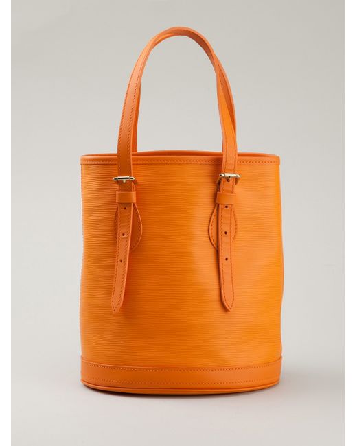 Louis Vuitton Orange Bucket Bag