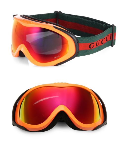 Gucci Ski Goggles in Orange for Men Lyst