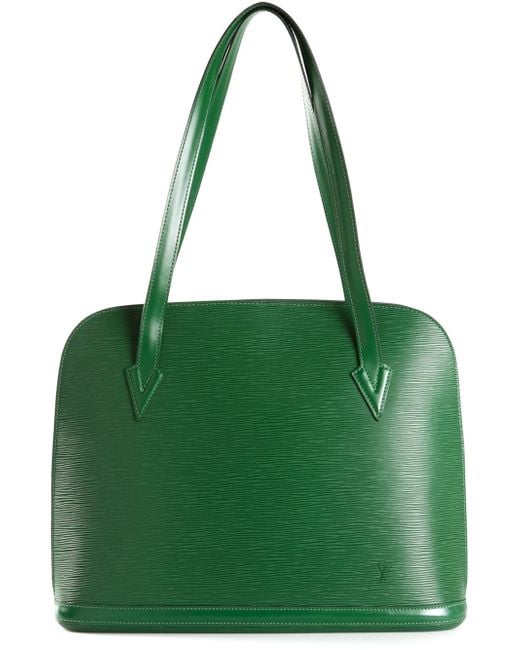 Louis Vuitton Green 'Lussac' Shoulder Bag