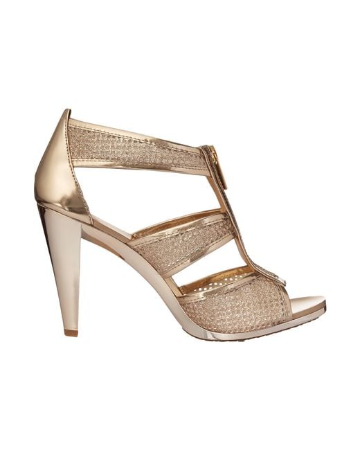 MICHAEL Michael Kors Berkley T-strap in Metallic | Lyst