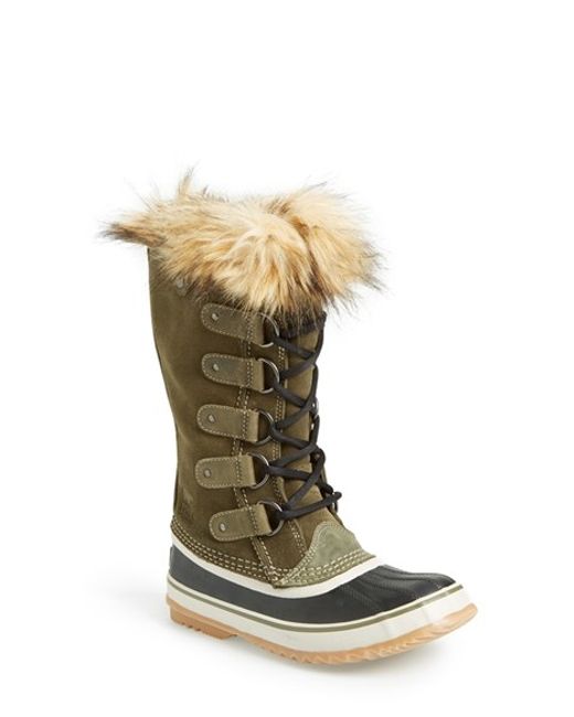 Sorel Joan Of Arctic Snow Boots in Green (NORI GREEN) | Lyst