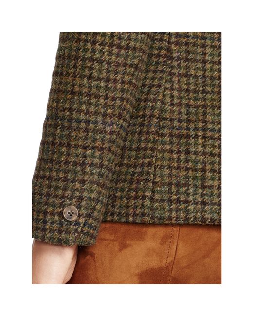 Polo Ralph Lauren Green Tweed Blazer