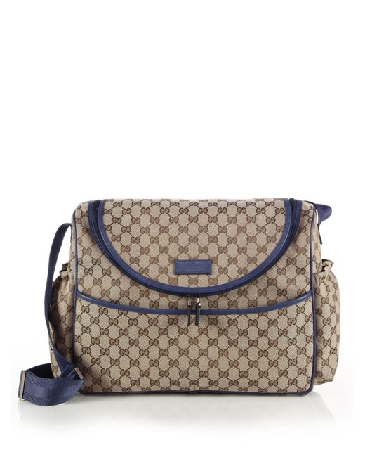 Gucci original gg canvas diaper bag hotsell