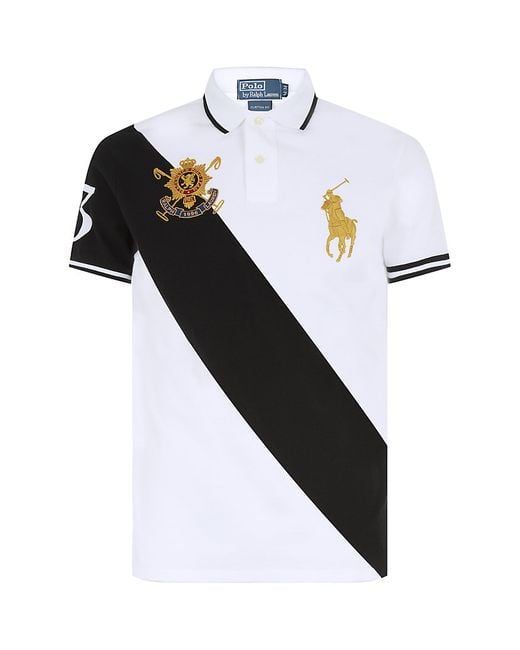 Polo Ralph Lauren Diagonal Stripe Black Watch Team Polo Shirt for Men |  Lyst Canada